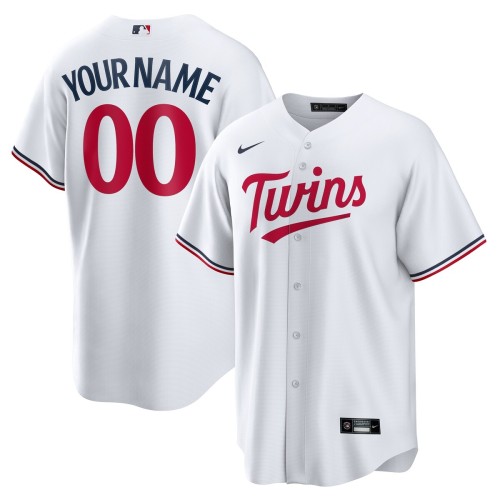 Minnesota Twins Nike Home Replica Custom Jersey - White Minnesota Twins Nike Home Replica Custom Jersey - White