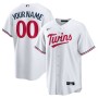 Minnesota Twins Nike Home Replica Custom Jersey - White Minnesota Twins Nike Home Replica Custom Jersey - White