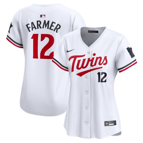 Kyle Farmer Minnesota Twins Nike Women's Home Limited Player Jersey - White Kyle Farmer Minnesota Twins Nike Women's Home Limited Player Jersey - White