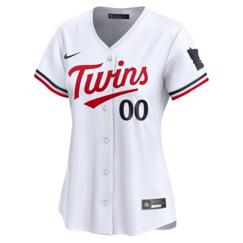 Minnesota Twins Nike Women's Home Limited Custom Jersey - White Minnesota Twins Nike Women's Home Limited Custom Jersey - White