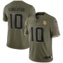 Fran Tarkenton Minnesota Vikings 2022 Salute To Service Retired Player Limited Jersey - Olive Fran Tarkenton Minnesota Vikings 2022 Salute To Service Retired Player Limited Jersey - Olive