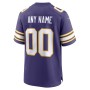 Minnesota Vikings Nike Classic Custom Game Jersey - Purple Minnesota Vikings Nike Classic Custom Game Jersey - Purple