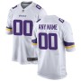 Minnesota Vikings Nike Custom Game Jersey - White Minnesota Vikings Nike Custom Game Jersey - White