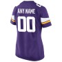 Minnesota Vikings Nike Women's Custom Game Jersey - Purple Minnesota Vikings Nike Women's Custom Game Jersey - Purple