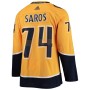 Juuse Saros Nashville Predators adidas Home Authentic Player Jersey - Gold Juuse Saros Nashville Predators adidas Home Authentic Player Jersey - Gold