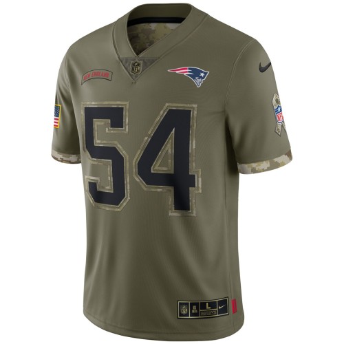 Tedy Bruschi New England Patriots 2022 Salute To Service Retired Player Limited Jersey - Olive Tedy Bruschi New England Patriots 2022 Salute To Service Retired Player Limited Jersey - Olive