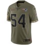 Tedy Bruschi New England Patriots 2022 Salute To Service Retired Player Limited Jersey - Olive Tedy Bruschi New England Patriots 2022 Salute To Service Retired Player Limited Jersey - Olive