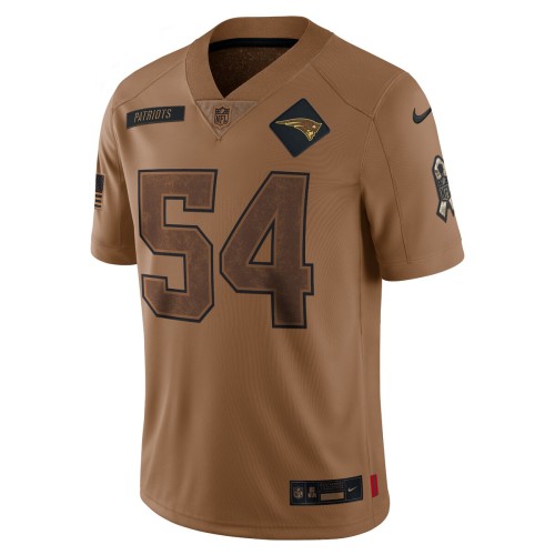 Tedy Bruschi New England Patriots Nike 2023 Salute To Service Retired Player Limited Jersey - Brown Tedy Bruschi New England Patriots Nike 2023 Salute To Service Retired Player Limited Jersey - Brown