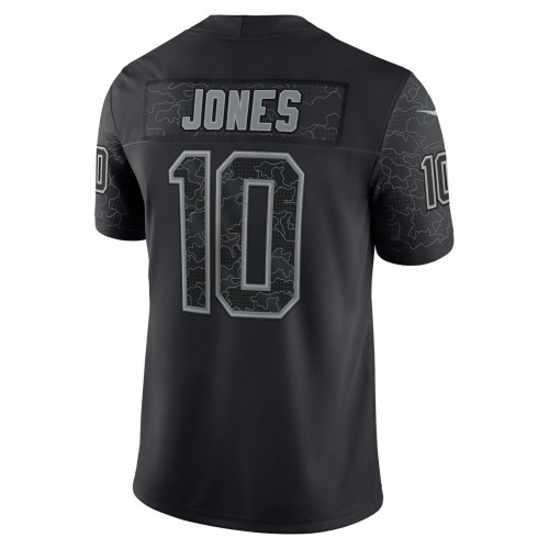 Mac Jones New England Patriots Nike RFLCTV Limited Jersey - Black Mac Jones New England Patriots Nike RFLCTV Limited Jersey - Black