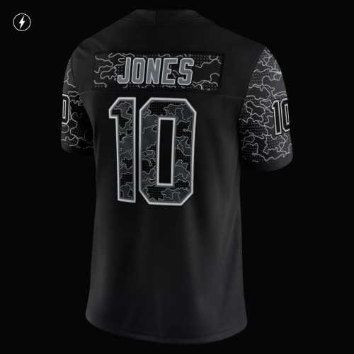 Mac Jones New England Patriots Nike RFLCTV Limited Jersey - Black Mac Jones New England Patriots Nike RFLCTV Limited Jersey - Black