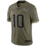 Mac Jones New England Patriots Nike 2022 Salute To Service Limited Jersey - Olive Mac Jones New England Patriots Nike 2022 Salute To Service Limited Jersey - Olive