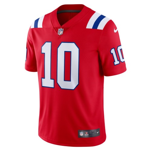 Mac Jones New England Patriots Nike Vapor Limited Jersey - Red Mac Jones New England Patriots Nike Vapor Limited Jersey - Red