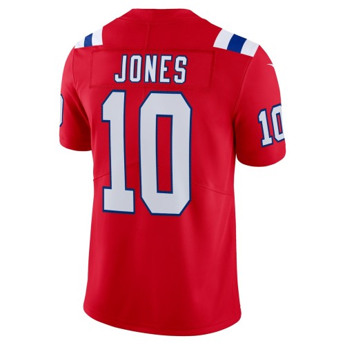 Mac Jones New England Patriots Nike Vapor Limited Jersey - Red Mac Jones New England Patriots Nike Vapor Limited Jersey - Red