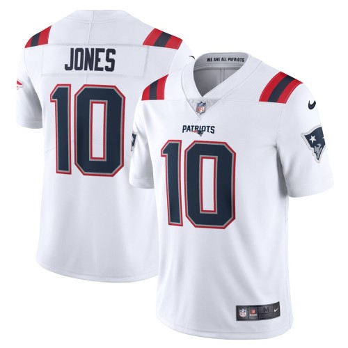 Mac Jones New England Patriots Nike Vapor Limited Jersey - White Mac Jones New England Patriots Nike Vapor Limited Jersey - White