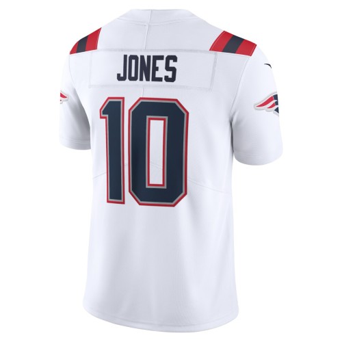Mac Jones New England Patriots Nike Vapor Limited Jersey - White Mac Jones New England Patriots Nike Vapor Limited Jersey - White