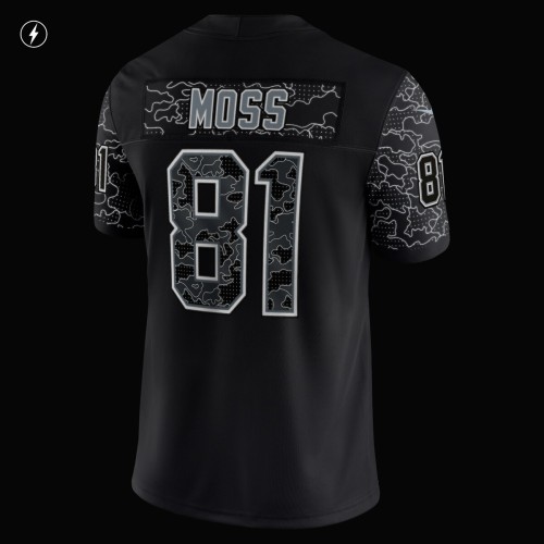 Randy Moss New England Patriots Nike Retired Player RFLCTV Limited Jersey - Black Randy Moss New England Patriots Nike Retired Player RFLCTV Limited Jersey - Black