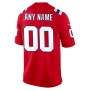 New England Patriots Nike Alternate Custom Jersey - Red New England Patriots Nike Alternate Custom Jersey - Red