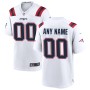 New England Patriots Nike Custom Game Jersey - White New England Patriots Nike Custom Game Jersey - White