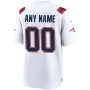 New England Patriots Nike Custom Game Jersey - White New England Patriots Nike Custom Game Jersey - White