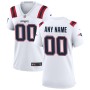 Nike New England Patriots Women's Custom Game Jersey - White Nike New England Patriots Women's Custom Game Jersey - White