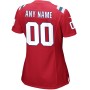New England Patriots Nike Women's Alternate Custom Jersey - Red New England Patriots Nike Women's Alternate Custom Jersey - Red