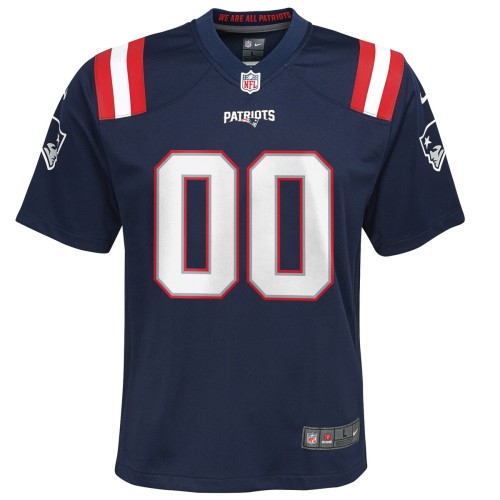 New England Patriots Nike Youth Custom Game Jersey - Navy New England Patriots Nike Youth Custom Game Jersey - Navy