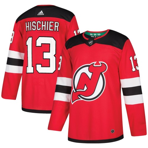 Nico Hischier New Jersey Devils adidas Authentic Player Jersey - Red Nico Hischier New Jersey Devils adidas Authentic Player Jersey - Red