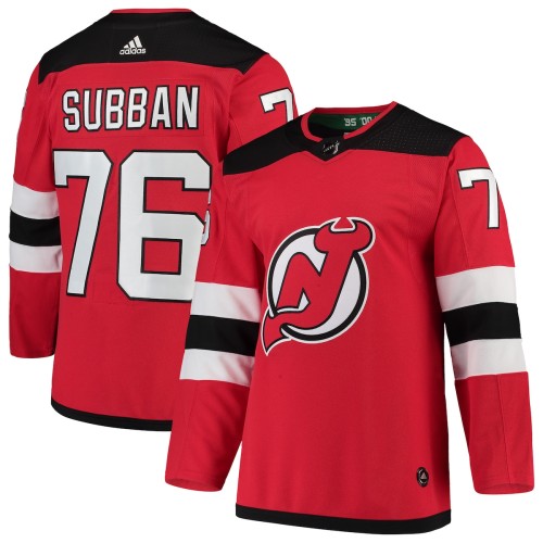 P.K. Subban New Jersey Devils adidas Authentic Player Jersey - Red P.K. Subban New Jersey Devils adidas Authentic Player Jersey - Red