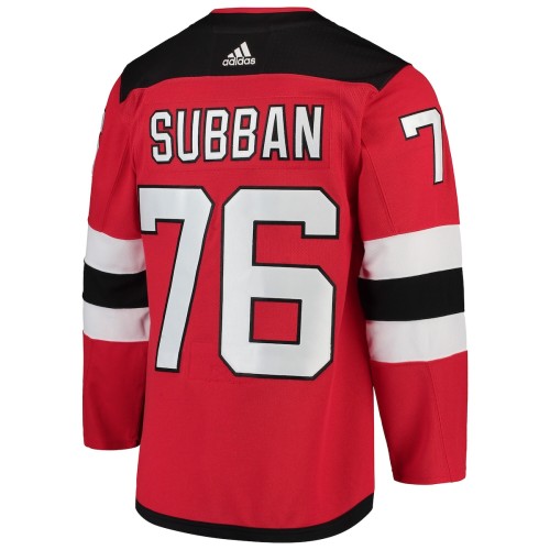 P.K. Subban New Jersey Devils adidas Home Authentic Player Jersey - Red P.K. Subban New Jersey Devils adidas Home Authentic Player Jersey - Red