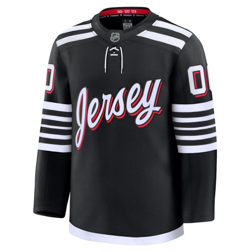 New Jersey Devils Alternate Premium Custom Jersey - Black New Jersey Devils Alternate Premium Custom Jersey - Black