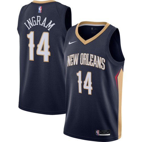 Brandon Ingram New Orleans Pelicans Nike 2020/21 Swingman Jersey - Navy - Icon Edition Brandon Ingram New Orleans Pelicans Nike 2020/21 Swingman Jersey - Navy - Icon Edition