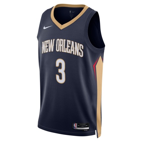 C.J. McCollum New Orleans Pelicans Nike Unisex Swingman Jersey - Icon Edition - Navy C.J. McCollum New Orleans Pelicans Nike Unisex Swingman Jersey - Icon Edition - Navy