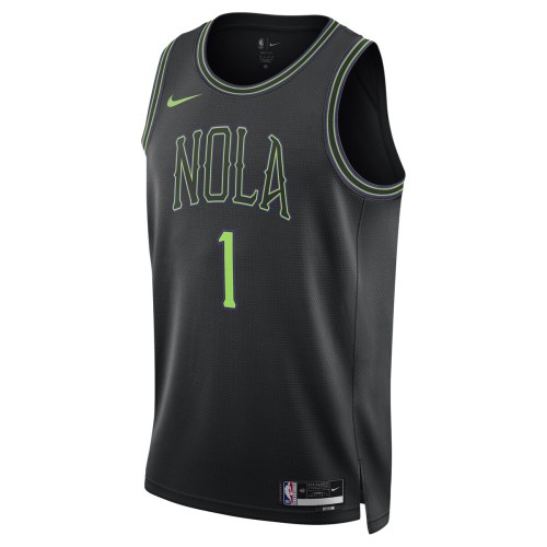 Zion Williamson New Orleans Pelicans Nike Unisex 2023/24 Swingman Jersey - Black - City Edition Zion Williamson New Orleans Pelicans Nike Unisex 2023/24 Swingman Jersey - Black - City Edition