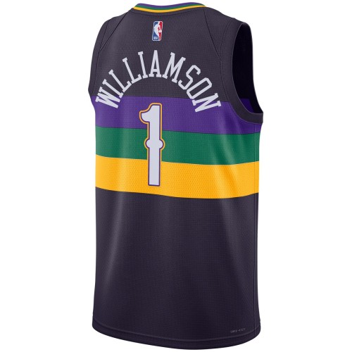 Zion Williamson New Orleans Pelicans Nike Unisex 2022/23 Swingman Jersey - City Edition - Purple Zion Williamson New Orleans Pelicans Nike Unisex 2022/23 Swingman Jersey - City Edition - Purple
