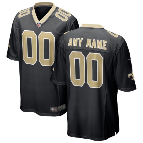 New Orleans Saints Nike Custom Game Jersey - Black New Orleans Saints Nike Custom Game Jersey - Black