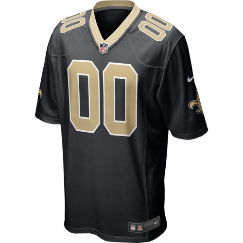 New Orleans Saints Nike Custom Game Jersey - Black New Orleans Saints Nike Custom Game Jersey - Black