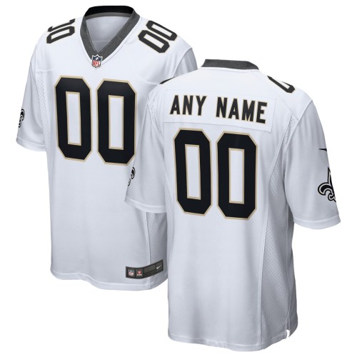 New Orleans Saints Nike 2018 Custom Game Jersey - White New Orleans Saints Nike 2018 Custom Game Jersey - White
