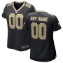 New Orleans Saints Nike Women's Custom Game Jersey - Black New Orleans Saints Nike Women's Custom Game Jersey - Black