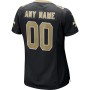New Orleans Saints Nike Women's Custom Game Jersey - Black New Orleans Saints Nike Women's Custom Game Jersey - Black