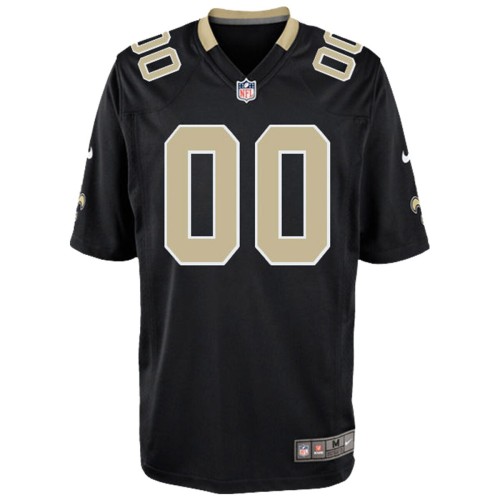 New Orleans Saints Nike Youth Custom Game Jersey - Black New Orleans Saints Nike Youth Custom Game Jersey - Black