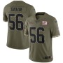 Lawrence Taylor New York Giants 2022 Salute To Service Retired Player Limited Jersey - Olive Lawrence Taylor New York Giants 2022 Salute To Service Retired Player Limited Jersey - Olive