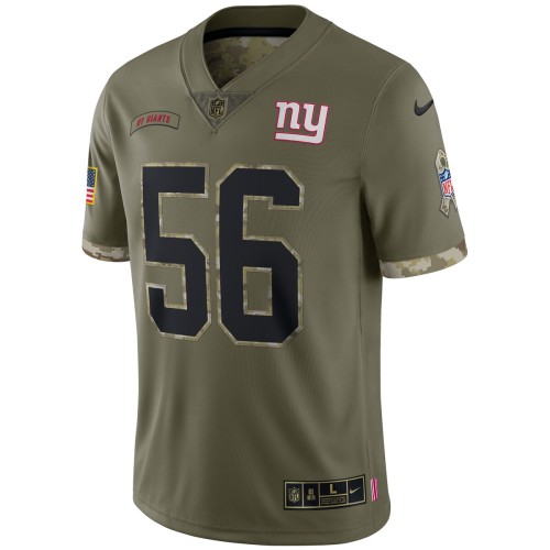 Lawrence Taylor New York Giants 2022 Salute To Service Retired Player Limited Jersey - Olive Lawrence Taylor New York Giants 2022 Salute To Service Retired Player Limited Jersey - Olive