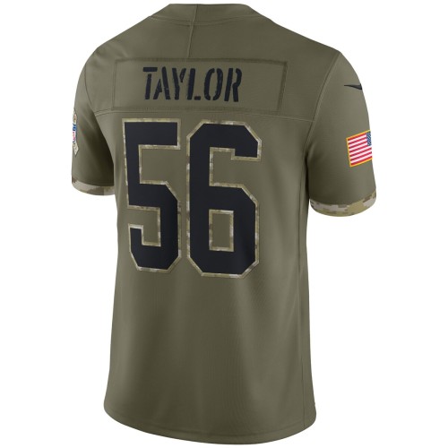 Lawrence Taylor New York Giants 2022 Salute To Service Retired Player Limited Jersey - Olive Lawrence Taylor New York Giants 2022 Salute To Service Retired Player Limited Jersey - Olive
