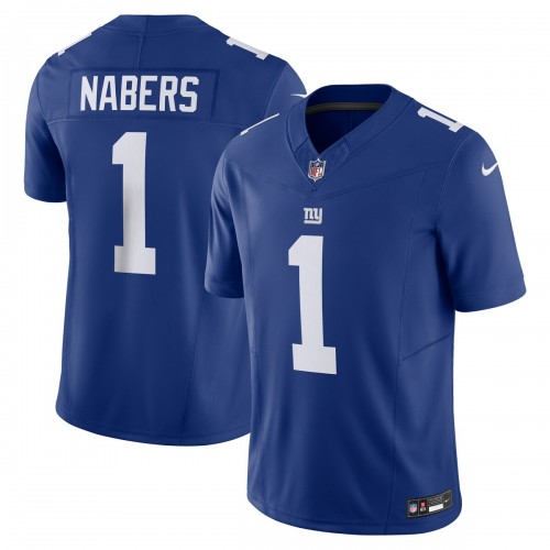 Malik Nabers New York Giants Nike Vapor F.U.S.E. Limited Jersey - Royal Malik Nabers New York Giants Nike Vapor F.U.S.E. Limited Jersey - Royal