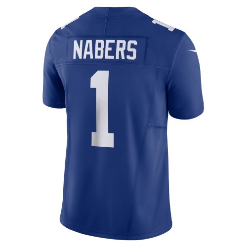 Malik Nabers New York Giants Nike Vapor F.U.S.E. Limited Jersey - Royal Malik Nabers New York Giants Nike Vapor F.U.S.E. Limited Jersey - Royal