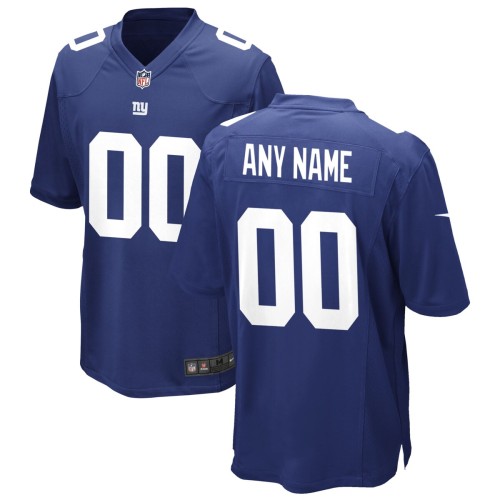 New York Giants Nike Custom Game Jersey - Royal New York Giants Nike Custom Game Jersey - Royal