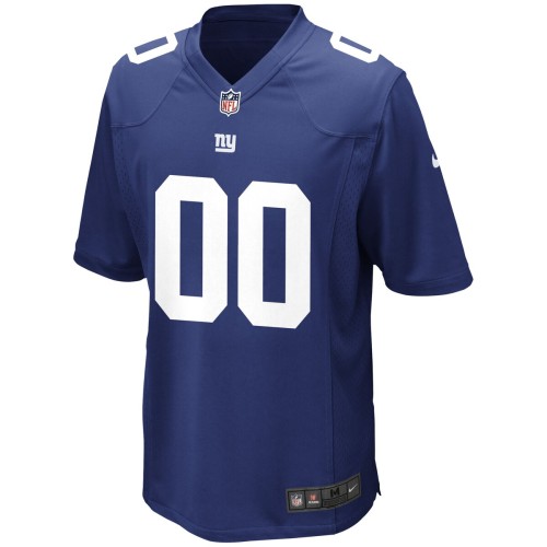 New York Giants Nike Custom Game Jersey - Royal New York Giants Nike Custom Game Jersey - Royal