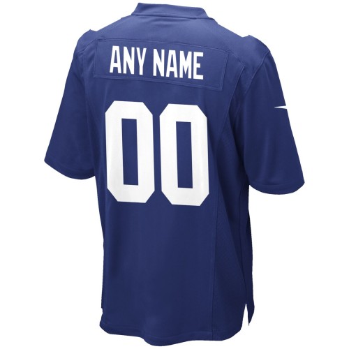 New York Giants Nike Custom Game Jersey - Royal New York Giants Nike Custom Game Jersey - Royal