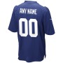 New York Giants Nike Custom Game Jersey - Royal New York Giants Nike Custom Game Jersey - Royal
