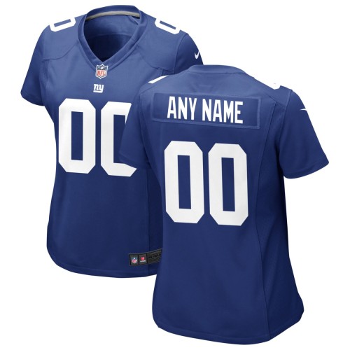 New York Giants Nike Women's Custom Jersey - Royal New York Giants Nike Women's Custom Jersey - Royal
